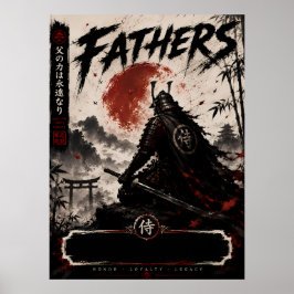 Poster Cartaz do Legado dos Pais Samurai