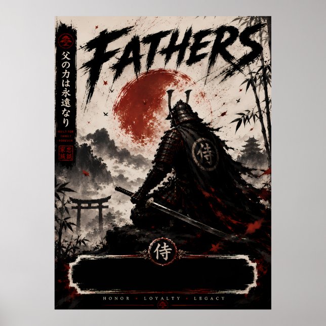 Poster Cartaz do Legado dos Pais Samurai (Frente)