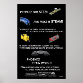 Poster Cartaz do Lema da Phoenix Train Works