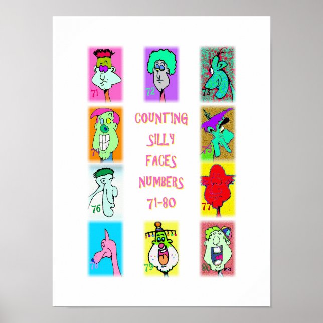 Poster Cartaz do Livro de Rostos Bobos para Contar #8: Nú (Frente)