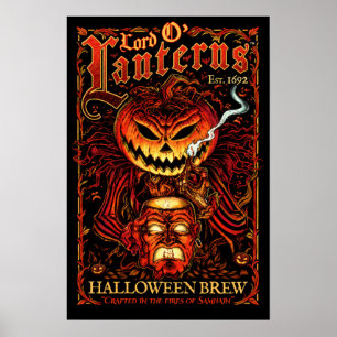 Poster Cartaz do Lorde das Lanternas – Rótulo da Cerveja