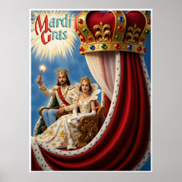 Poster Cartaz do Mardi Gras