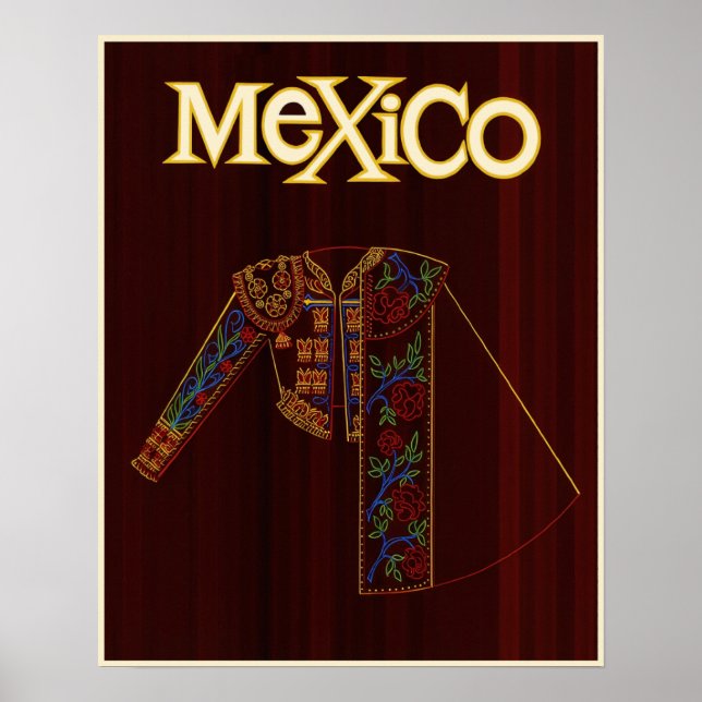 Poster Cartaz do México (Frente)