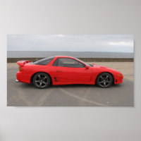 cartaz do Mitsubishi GTO 3L Twin Turbo 2