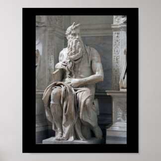 Poster Cartaz do Moisés de Michelangelo