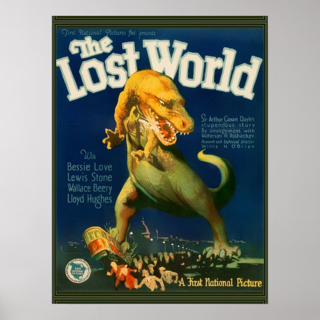 Poster Cartaz do Mundo Perdido (Frente)