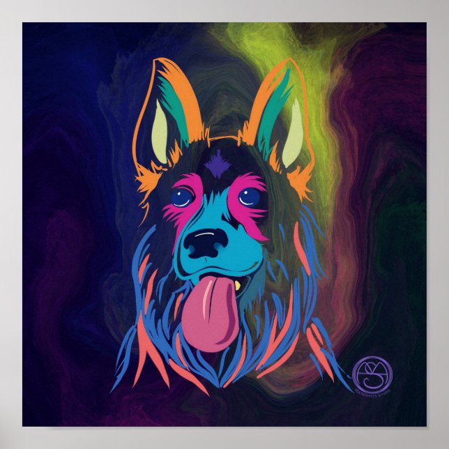 Poster Cartaz do Neon Shepard (Frente)