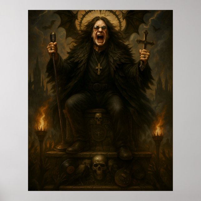 Poster cartaz do Ozzy (Frente)