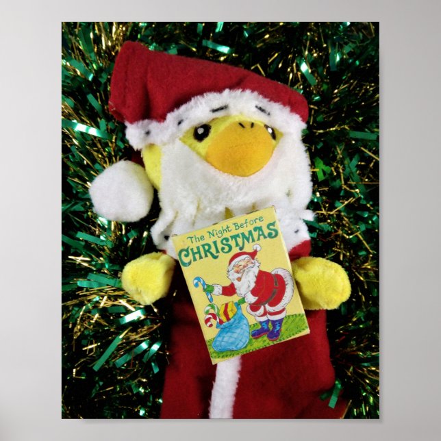 Poster Cartaz do Papai Noel do Danny Duck (Frente)