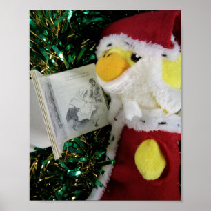 Poster Cartaz do Papai Noel do Danny Duck