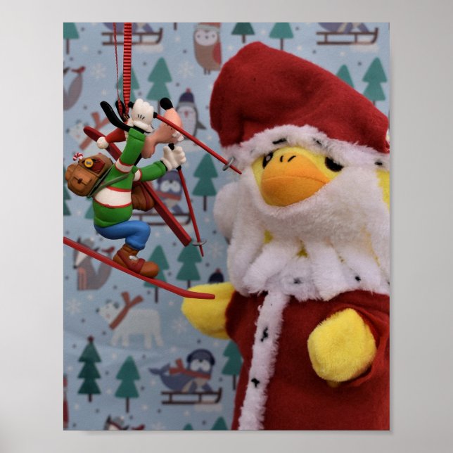 Poster Cartaz do Papai Noel do Danny Duck (Frente)