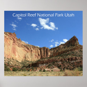 Poster Cartaz do Parque Nacional Capitol Reef