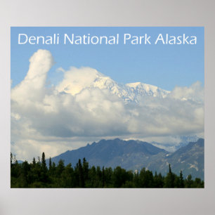 Poster Cartaz do Parque Nacional Denali