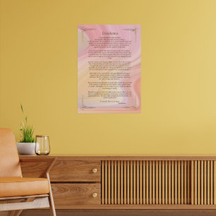 Poster Cartaz do Poema Desiderata de Max Ehrmann