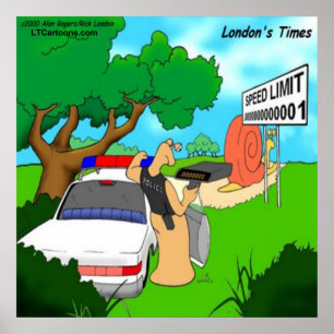 Poster Cartaz do Rick London com Lesma Divertida como Pol