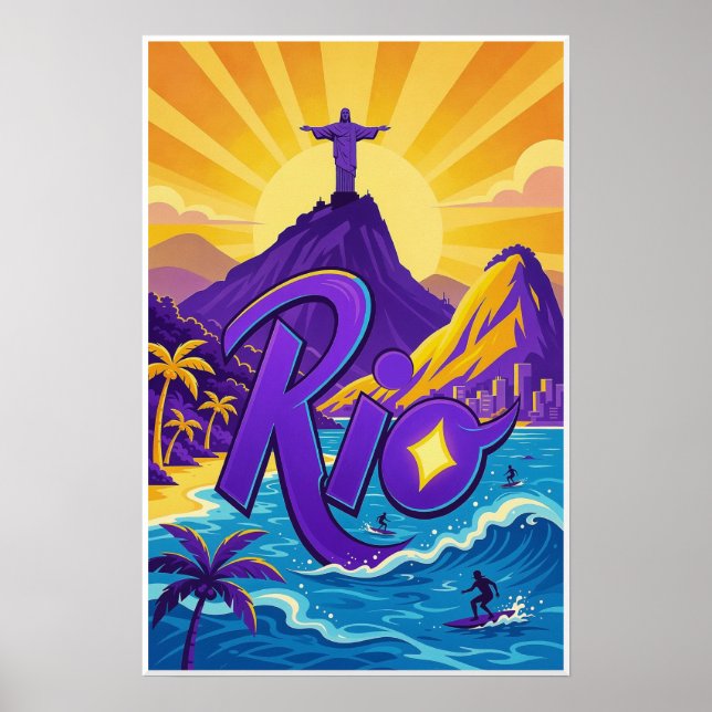 Poster Cartaz do Rio de Janeiro  (Frente)