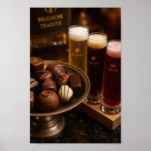 Cartaz do Ritual de Cerveja e Chocolate Belga