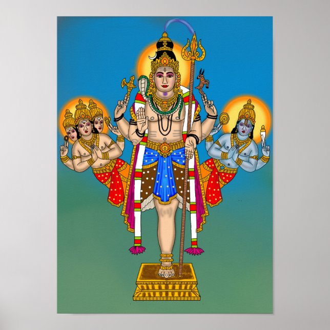 Poster Cartaz do Senhor Ekpada (Shiva) (Frente)