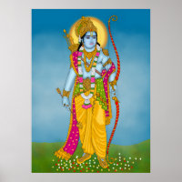 Cartaz do Senhor Ram – Arte Divina para Paredes