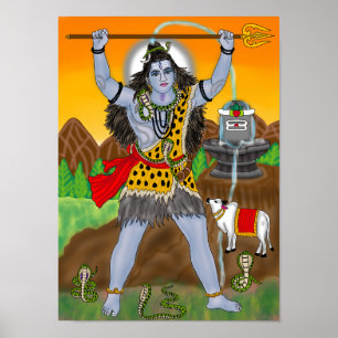 Poster Cartaz do Senhor Shiva