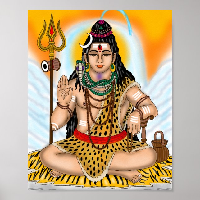 Poster Cartaz do Senhor Shiva (Frente)