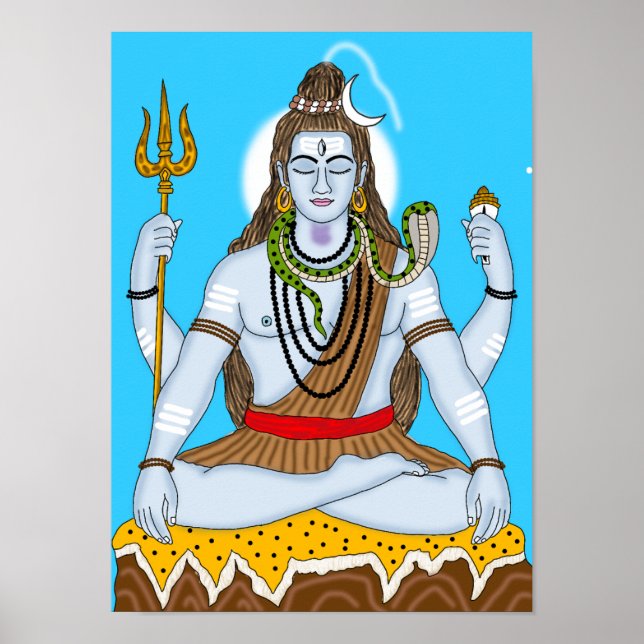Poster Cartaz do Senhor Shiva (Frente)