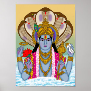 Poster Cartaz do Senhor Vishnu