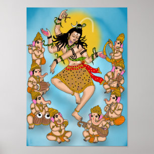 Poster Cartaz do Shiva Dançante