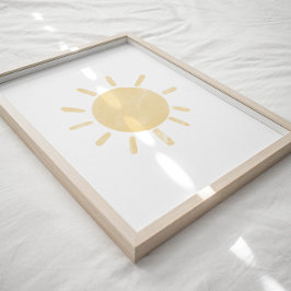 Poster Cartaz do sol pastel