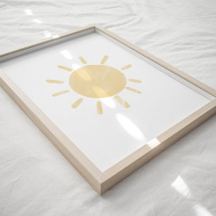 Poster Cartaz do sol pastel