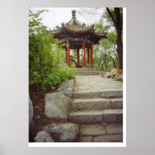 Poster Cartaz do Templo de Gaozhan