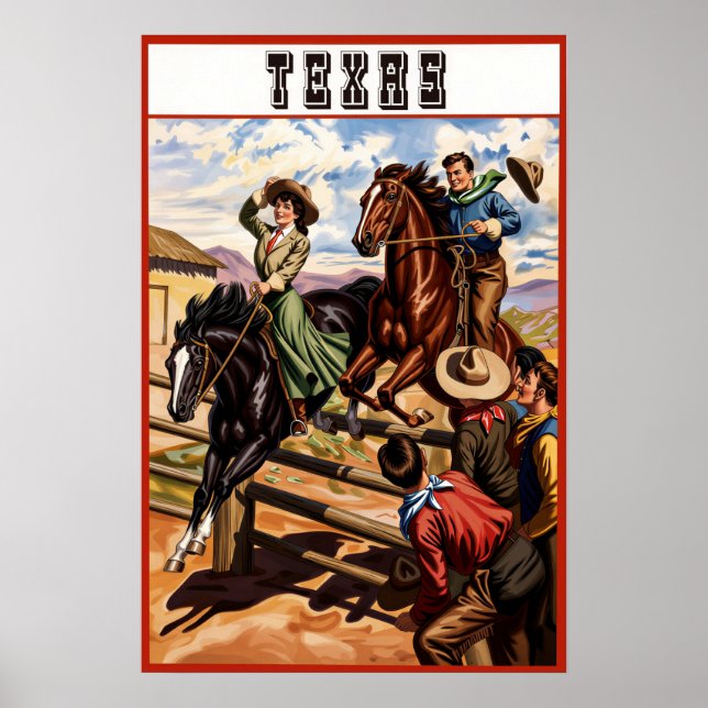 Poster Cartaz do Texas (Frente)