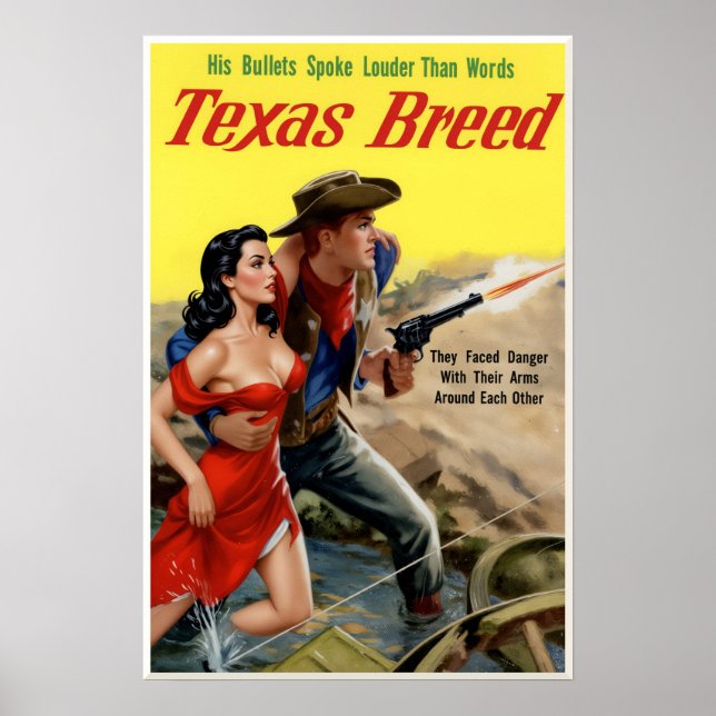 Poster Cartaz do Texas (Frente)