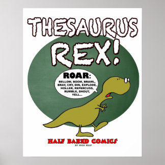 Pôster Cartaz do Thesaurus Rex
