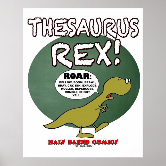Pôster Cartaz do Thesaurus Rex (Frente)