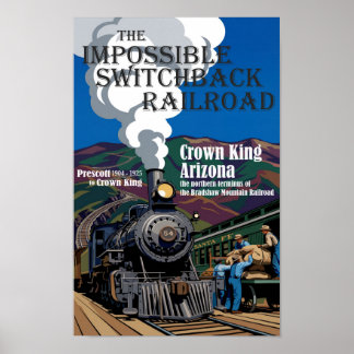 Poster Cartaz do Trem de Ferro Impossível de Switchback