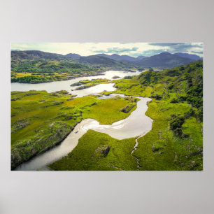 Poster Cartaz do Vale Envenenado Donegal Irlanda Arte Mon