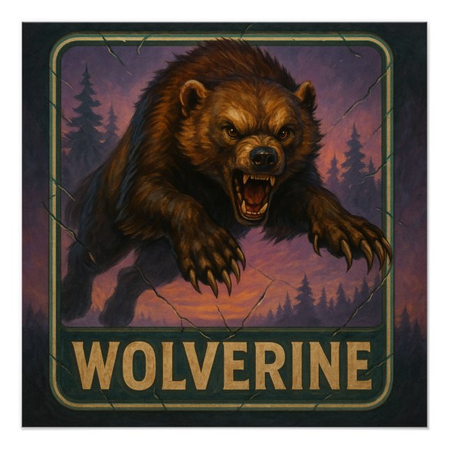 Pôster Cartaz do Wolverine (Frente)