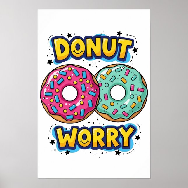 Poster Cartaz Don't Worry (Frente)