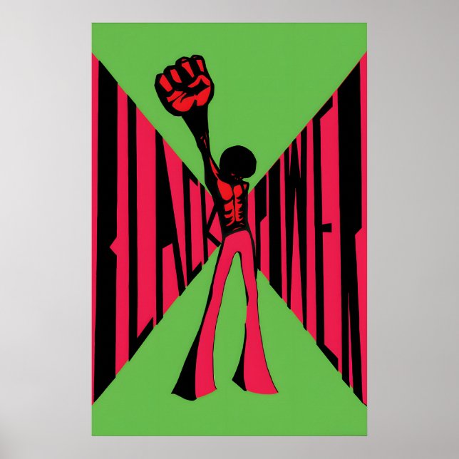 Poster Cartaz dos anos 1970 - Poder Negro (Frente)