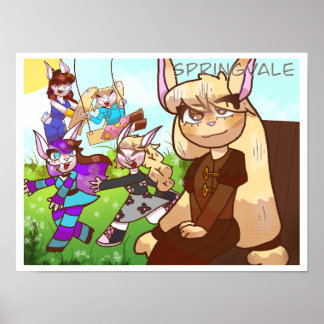 Poster Cartaz dos Coelhos de Springvale 