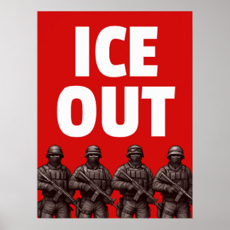 Poster cartaz e download do ICE OUT,