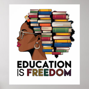Poster Cartaz Educação é Liberdade