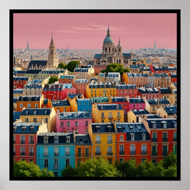 Poster Cartaz Encantador de Paris (Frente)