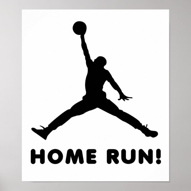 Pôster Cartaz Engraçado de Home Run (Frente)