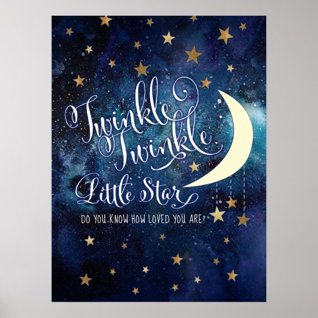 Poster Cartaz Estrelinha Brilhante (Frente)