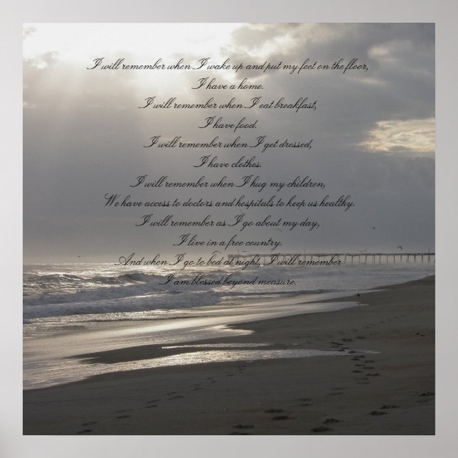 Pôster Cartaz Eu Vou Lembrar (Frente)