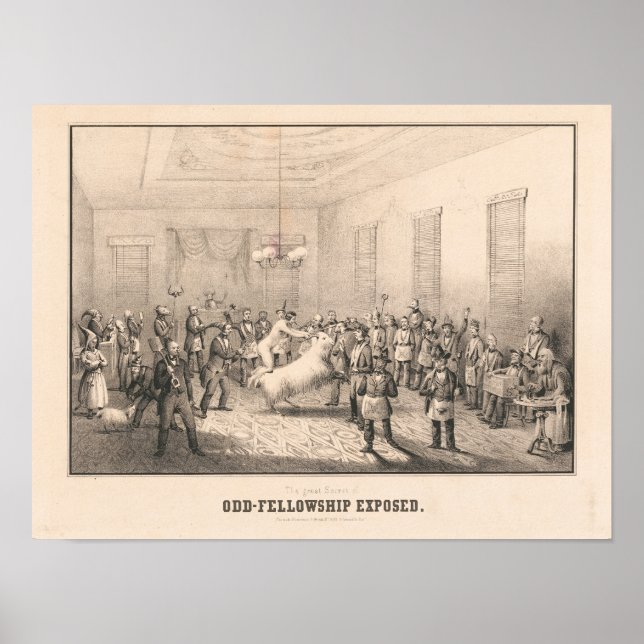 Poster Cartaz Exposto da Loja Lafayette - Odd Fellows (Frente)