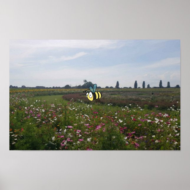 Poster Cartaz Feliz Abelha (Frente)