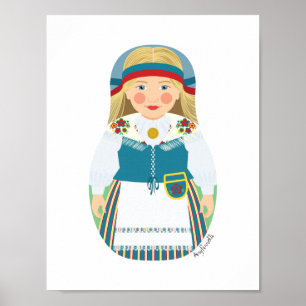 Poster Cartaz Finn Matryoshka
